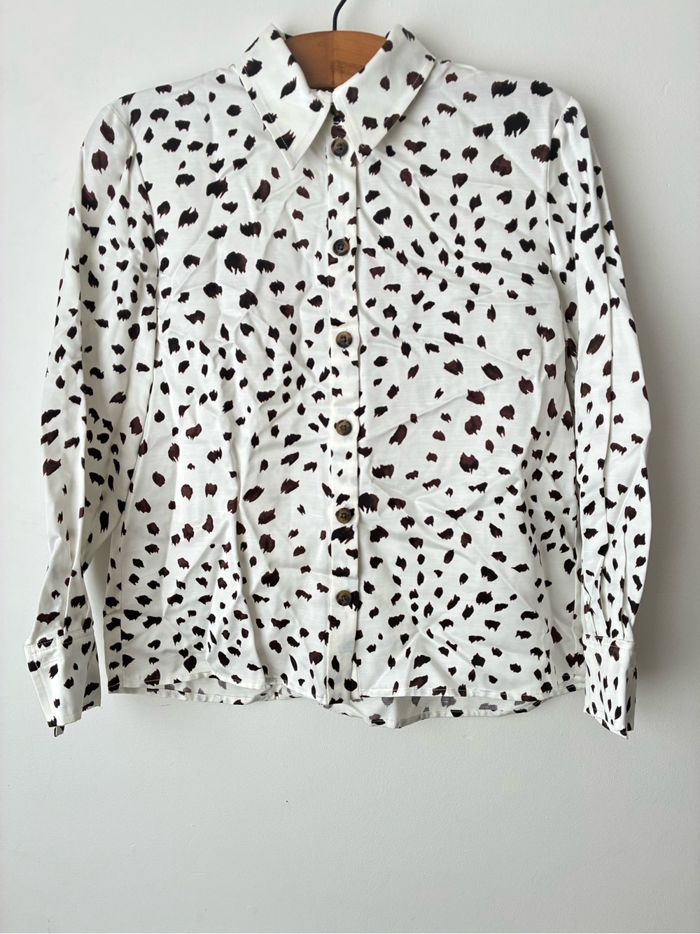 Carolina Herrera Blouse Women’s 0 Anima Print Button Down